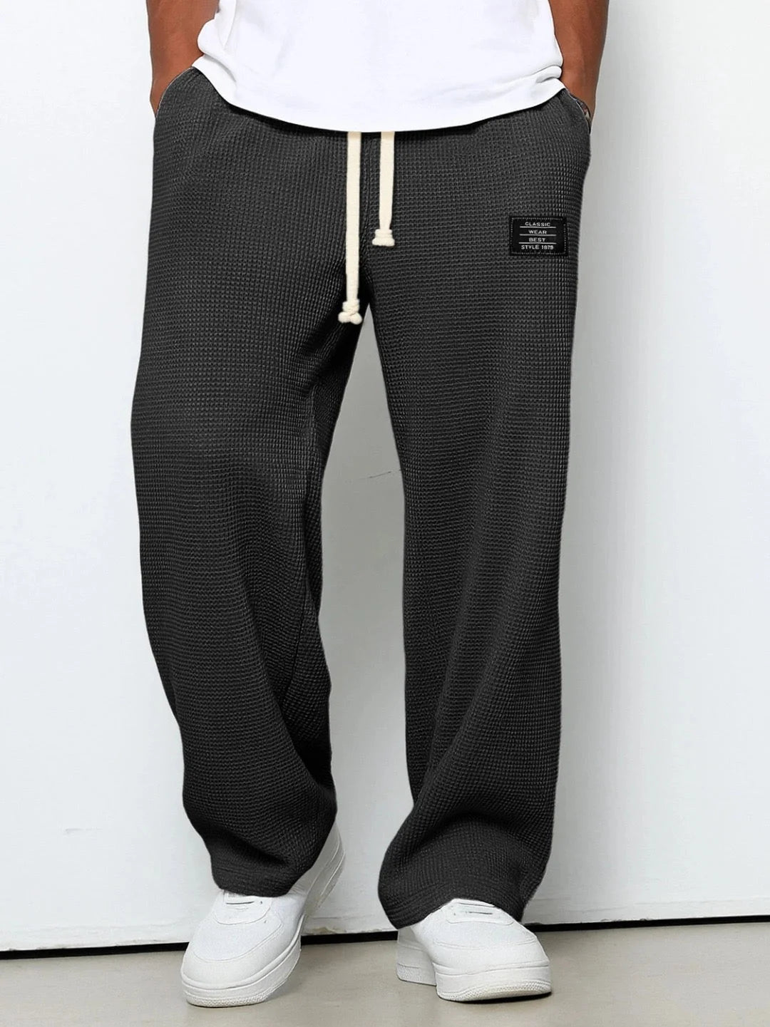 Alejandro™ - Pantalón Ancho Casual Con Cintura Ajustable Y Cordón