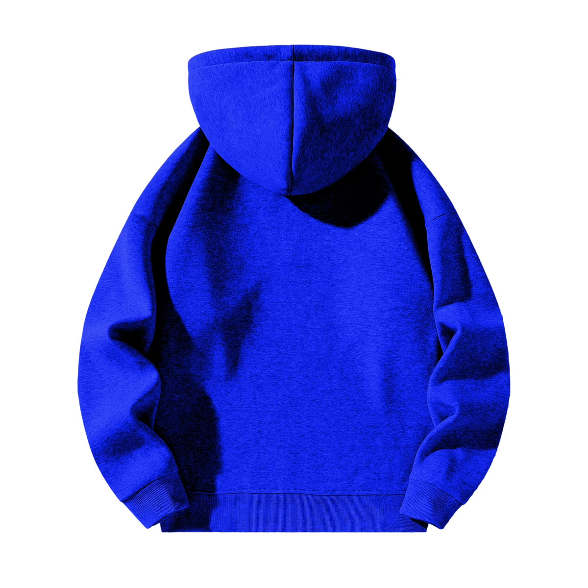 Men'S Quarter Zip Hoodies Zip up Solid Color Hoodie Long Sleeve Drop Shoulder Sweatshirt Casual Pullover Blue M