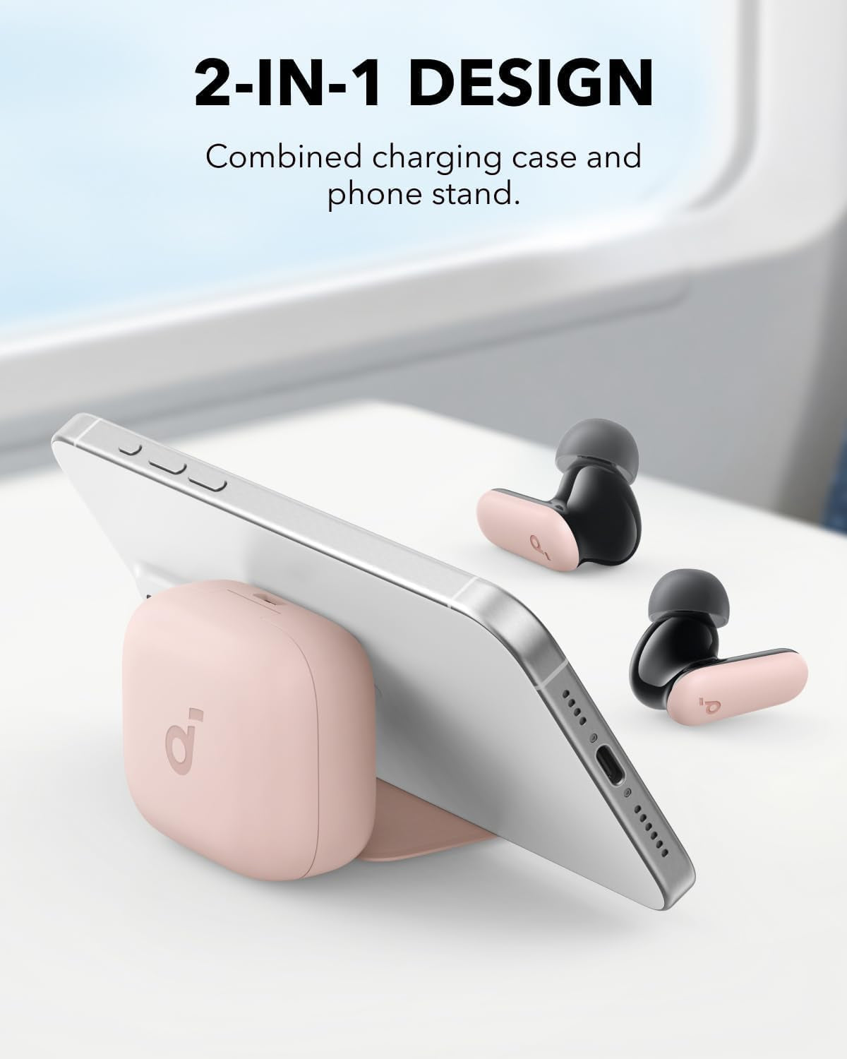 P30I by Anker Noise Cancelling Earbuds, Hands-Free Viewing