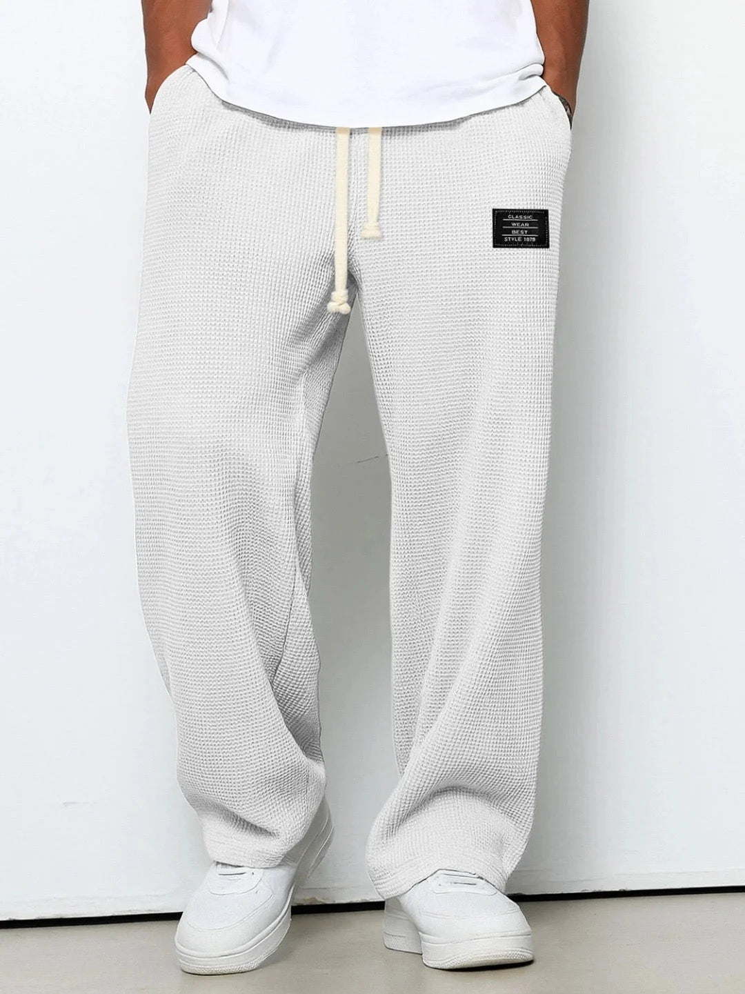 Alejandro™ - Pantalón Ancho Casual Con Cintura Ajustable Y Cordón