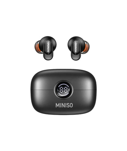MS105 AI Translation Earbuds Real Time, 165 Language Translator Earbuds, Audifonos Traductores Inglés Español, Bluetooth 6.0 Translator Headphones for Business Travel Language Learning, Black