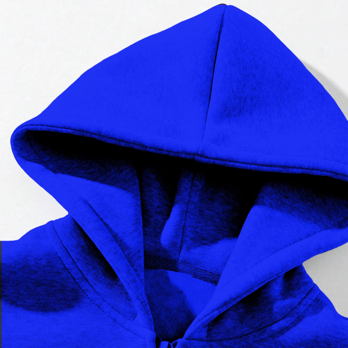 Men'S Quarter Zip Hoodies Zip up Solid Color Hoodie Long Sleeve Drop Shoulder Sweatshirt Casual Pullover Blue M