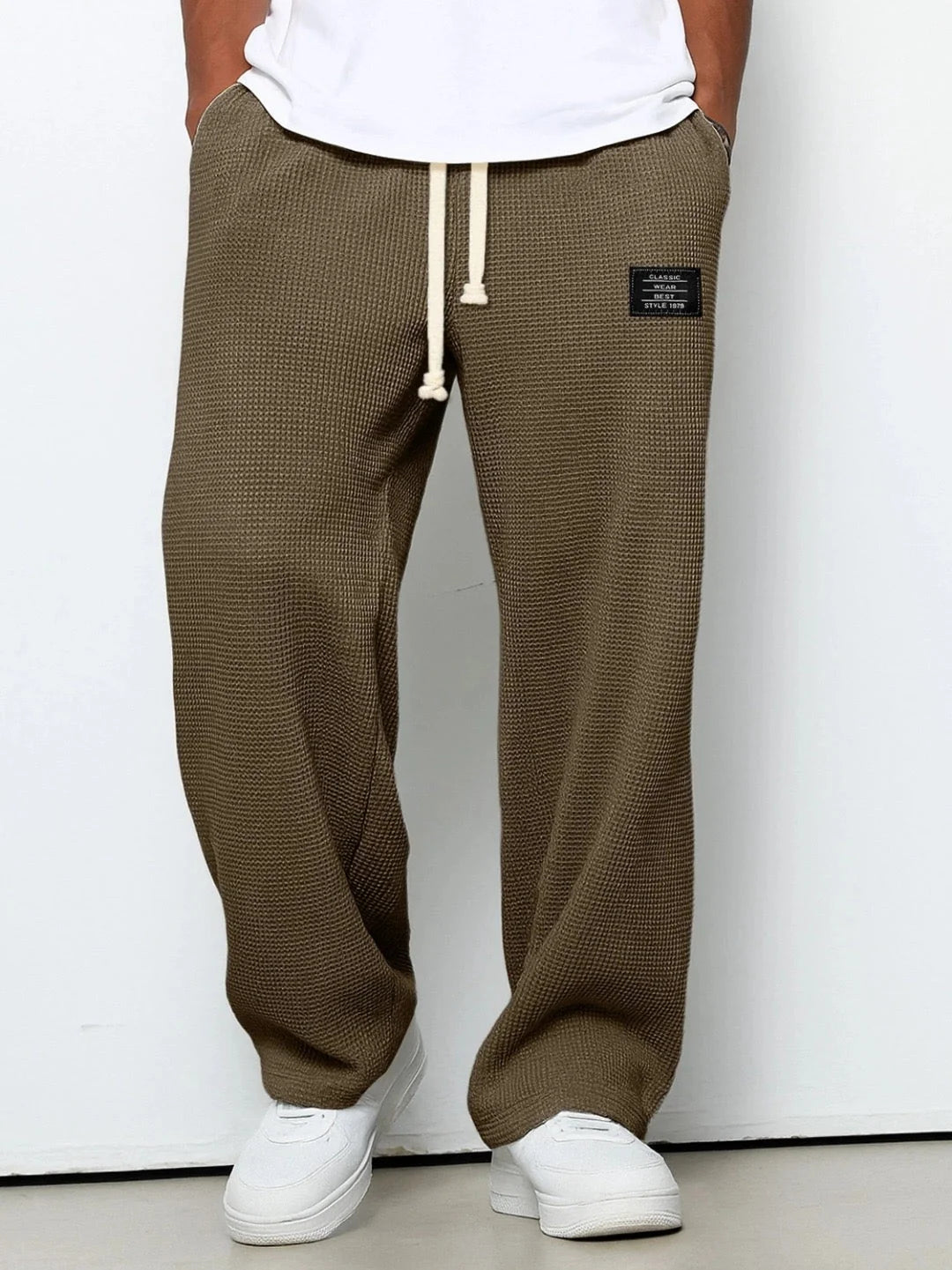 Alejandro™ - Pantalón Ancho Casual Con Cintura Ajustable Y Cordón