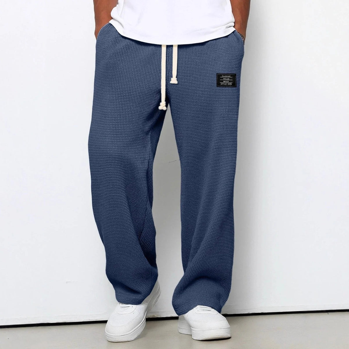 Alejandro™ - Pantalón Ancho Casual Con Cintura Ajustable Y Cordón