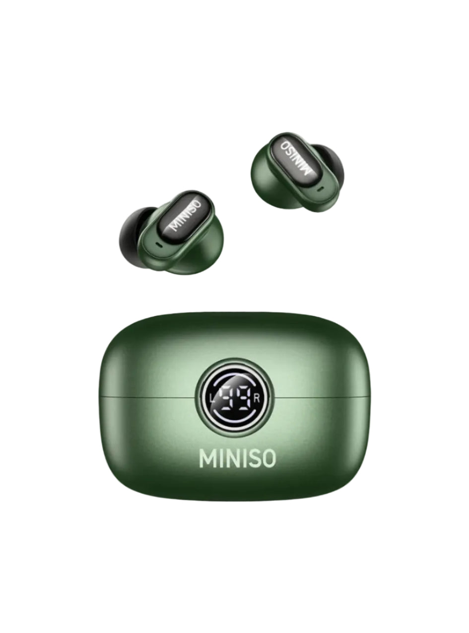 MS105 AI Translation Earbuds Real Time, 165 Language Translator Earbuds, Audifonos Traductores Inglés Español, Bluetooth 6.0 Translator Headphones for Business Travel Language Learning, Green