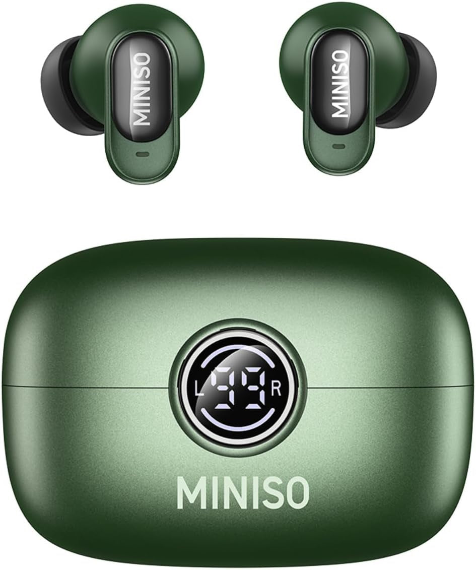 MS105 AI Translation Earbuds Real Time, 165 Language Translator Earbuds, Audifonos Traductores Inglés Español, Bluetooth 6.0 Translator Headphones for Business Travel Language Learning, Green