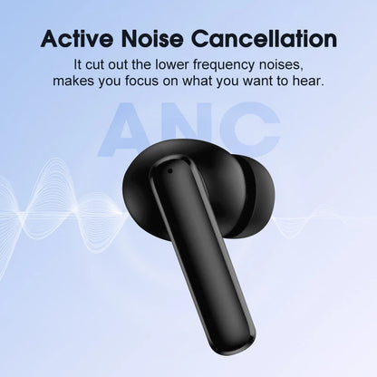 T13 ANC Wireless Earphones Bluetooth 5.3 Active Noise Cancellation Headphones 4 Mics ENC Headset In-Ear Gaming Earbuds