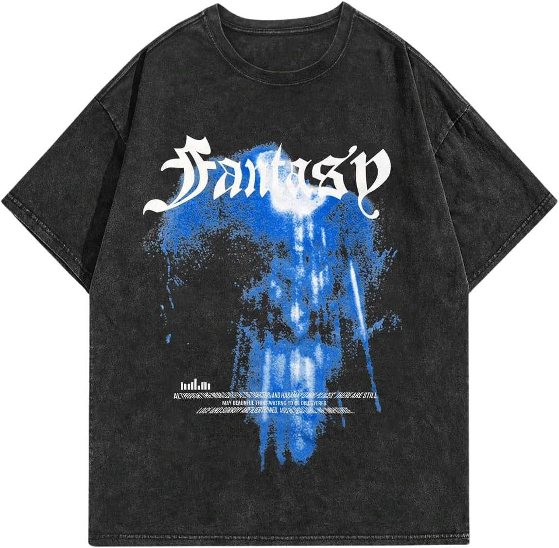 Men'S Letter Graphic T Shirt Short Sleeve round Neck Tee Summer Shirt Streetwear Tops