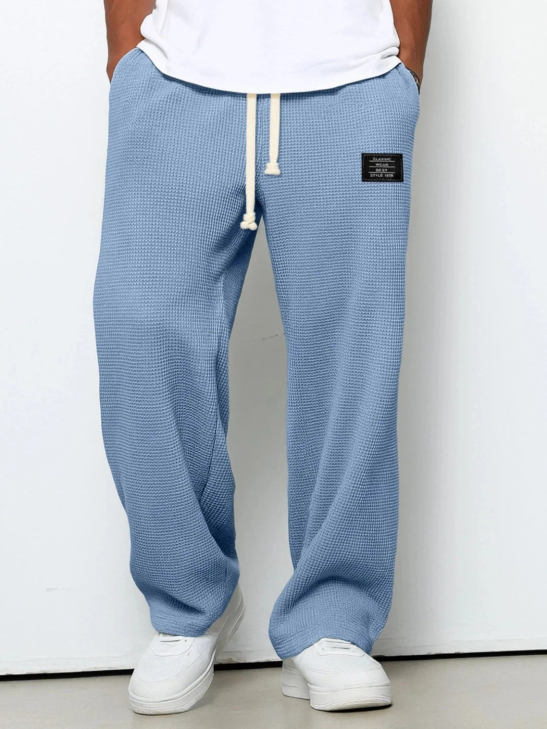 Alejandro™ - Pantalón Ancho Casual Con Cintura Ajustable Y Cordón