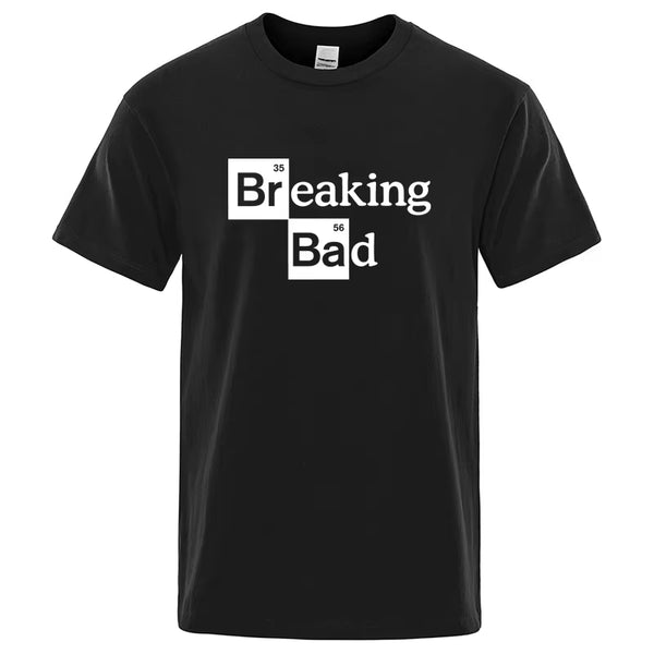 Men'S T-Shirt High Quality Cotton Blend O Neck Heisenberg Men T-Shirt Short Sleeve Casual Breaking Bad Print T Shirt for Men