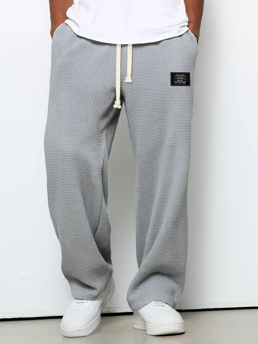 Alejandro™ - Pantalón Ancho Casual Con Cintura Ajustable Y Cordón